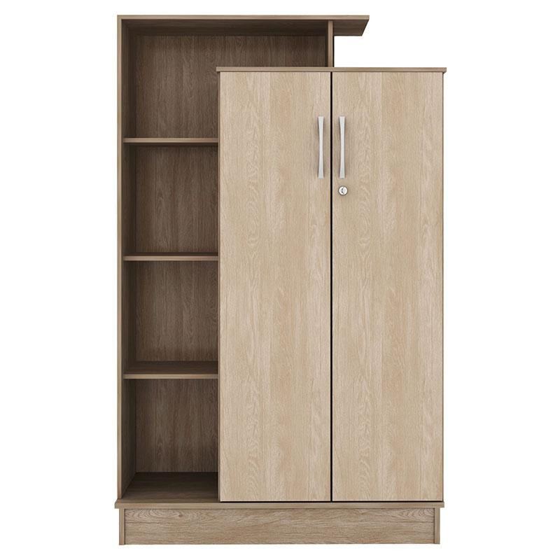 Armário Multiuso Demóbile Elite 2 Portas Nogal Vanilla Touch Armario Escobero Ikea ~ Armário Multiuso Demóbile Elite 2 Portas Nogal Vanilla Touch