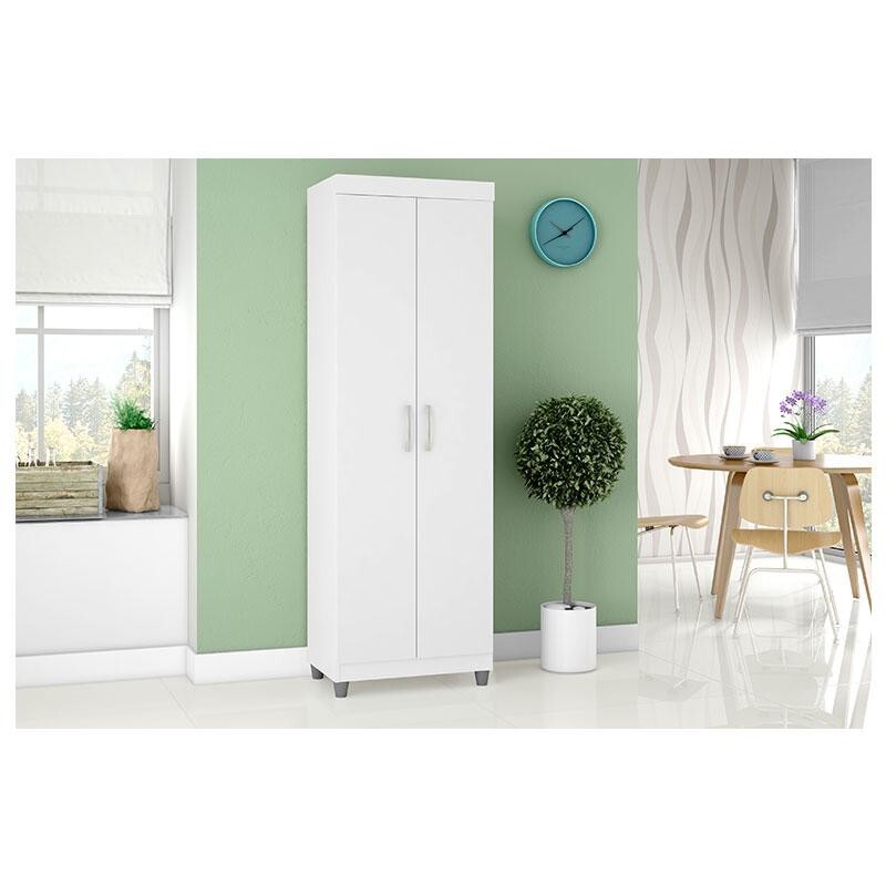 Armario Multiuso Exellence 6020 Branco Com Pes Araplac