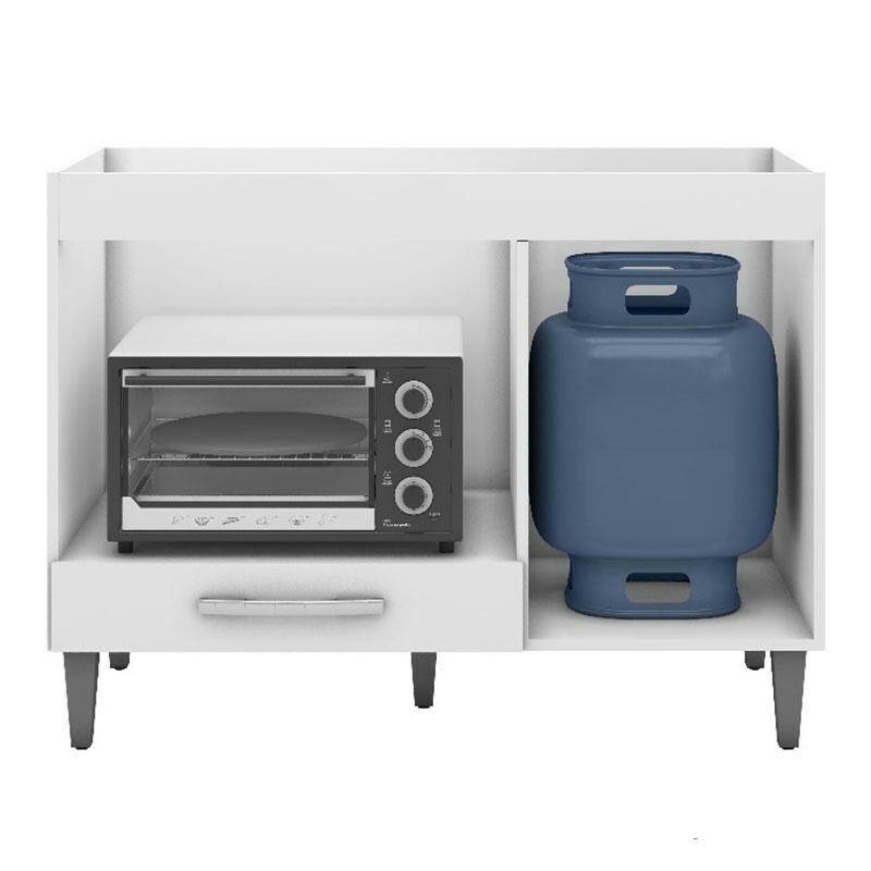 Balcao Cooktop Carla Branco Brilho Ajl
