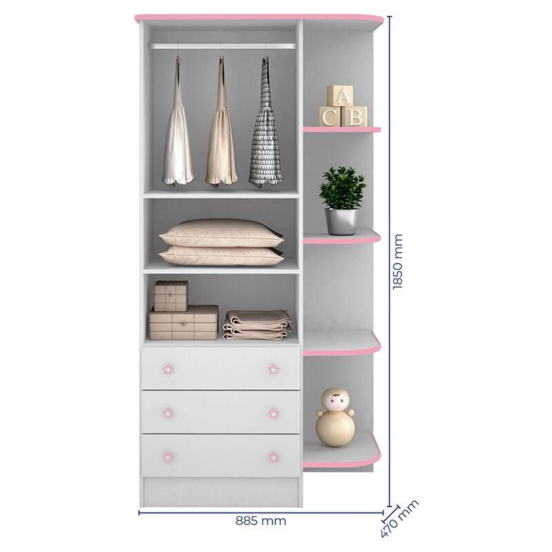 Medidas de guarda roupa infantil Clearance