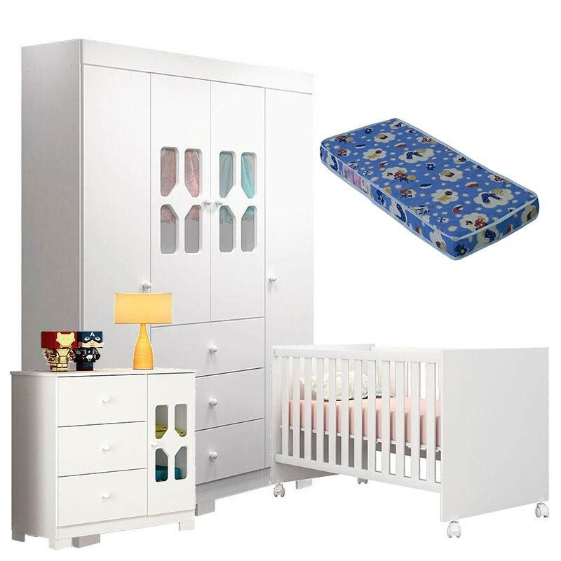 Quarto de bebe completo new cristal clearance