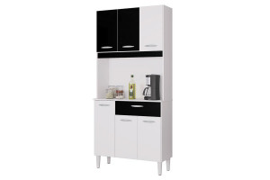Armário-para-Cozinha-Cassia-6-Portas-branco-preto-Poquema