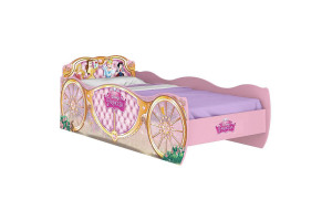 cama infantil princesas disney star 8a rosa pura magia