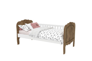 Cama Infantil Provence Branca Acetinado Teka Touch Matic Dec