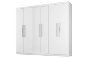 Guarda Roupa Casal Prime 6000 Branco 