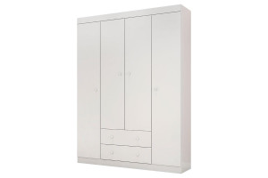 guarda roupa infantil helena branco brilho phoenix