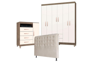 quarto-casal-modena-6-portas-comoda-sapateira-teka-champanhe