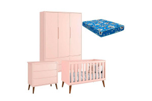 quarto-de-bebe-3-portas-comoda-gaveteiro-rosa-com-pes-amadei