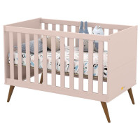 Berço-americano-retro-gold-rose-eco-wood-matic-móveis