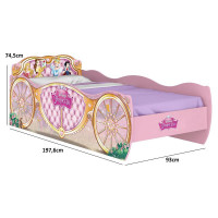 cama infantil princesas disney star rosa pura magia medidas