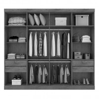Guarda Roupa Casal Prime 6000 Demolição Baunilha Ambiente Ar