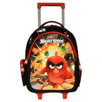Mochila Escolar com Rodinhas Angry Birds ABC800501 A