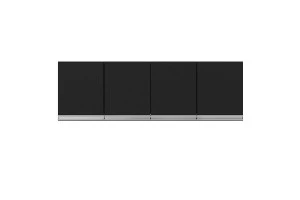 Armário-Aéreo-para-Cozinha-Andréia-4-Portas-Preto-AJL
