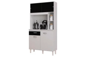 Armário-para-Cozinha-Duda-90-cm-Branco-Preto-Poquema