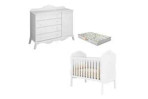 berço-americano--comoda-realeza-branco-colchao-gazin-canaa