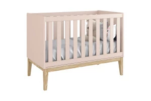 Berço Americano New Classic Rosa Madeira Natural – Reller