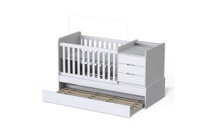 Berço Multifuncional Cleo Branco Acetinado