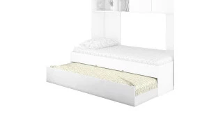 Cama Auxiliar Chiara Branco Brilho - Phoenix