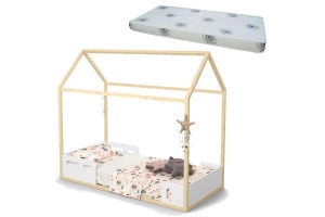 Cama-Montessoriana-Liv-Branco-Natural-com-colchao-Matic