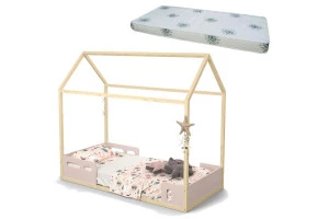 Cama-Montessoriana-Liv-Rose-Natural-com-colchao-Matic