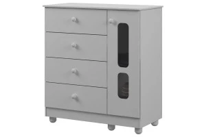 Cômoda Infantil Katatau Branco Brilho