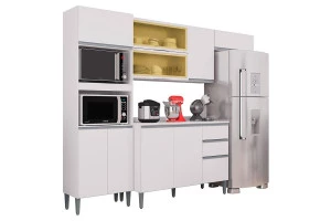 Cozinha-Balcão-com-Tampo-Aline-Branco-Poquema