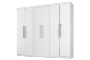Guarda Roupa Casal Prime 6000 Branco 