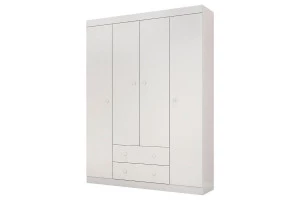 guarda roupa infantil helena branco brilho phoenix