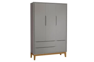 guarda-roupa-infantil-new-classic-3-portas-cinza-com-pes-mad
