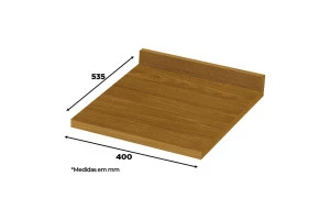 Tampo Para Balcão 40cm Nature - Henn
