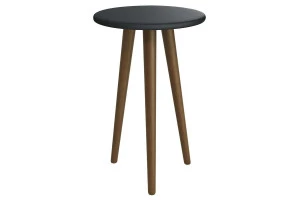 Mesa de Canto Theo Grafite Amadeirado – Reller