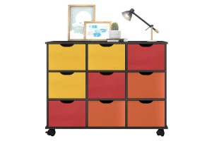 Nicho-Organizador-1478-Preto-com-9-gavetas-colors-Qmovi