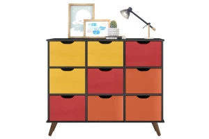 Nicho-Organizador-1478-retro-Preto-com-9-gavetas-colors-Qmov