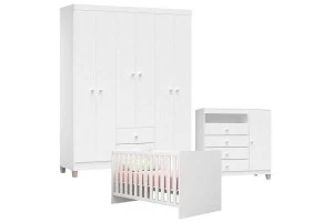 Quarto-de-Bebê-6-Portas-Ternura-Baby-com-Berço-Americano-Doc