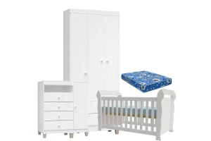 quarto-de-bebe-ternura-3p-com-berco-lara-com-colchao