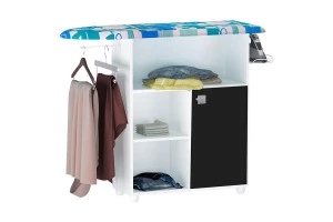 Tabua de Passar Roupas Mariana Branco Preto