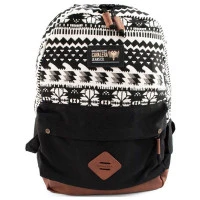 1Mochila Escolar Cavalera CA7041 Preto/Branco - Nytron