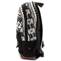 2Mochila Escolar Cavalera CA7041 Preto/Branco - Nytron