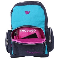 2Mochila Escolar Hang Loose HL1071 Verde/Marinho - Nytron