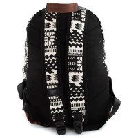 3Mochila Escolar Cavalera CA7041 Preto/Branco - Nytron