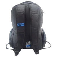 3Mochila Escolar Ecko EK2035 Preto/Azul - Nytron