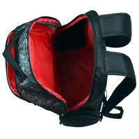 4Mochila Escolar Ecko EK2039 Preto/Vermelho - Nytron