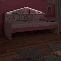 ambiente-sem-luz-Cama-Infantil-Casa-de-Boneca-Diversão-com-L