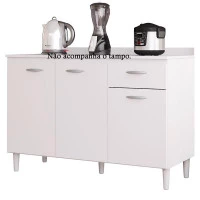 Balcão-de-Cozinha-Combo-120cm-Branco-Brilho-Poquema