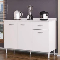 Balcão-de-Cozinha-Combo-120cm-Branco-Brilho-Poquema-ambiente
