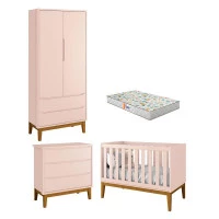 berço-americano-comoda-gaveteiro-guarda-roupa-2-portas-rosa-