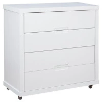 Berço Americano e Cômoda Gaveteiro Infantil Tutto New Branco