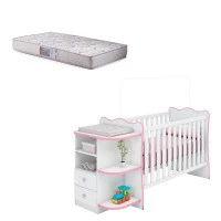 berço-comoda-cantoneira-doce-sonho-101-branco-rosa-colchão-g