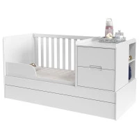 Berço Mini Cama Multifuncional Formare Branco Acetinado – Ma