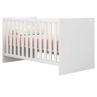Berço sem rodízio Doce Sonho 100 Branco Brilho - Qmovi